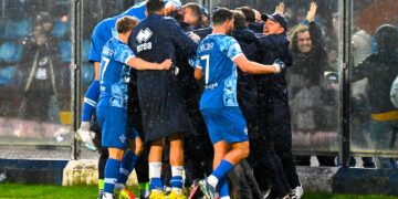 Como-Venezia 2-1 esultanza