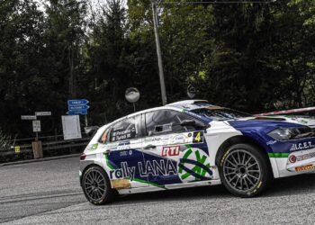 Corrado Pinzano e Mauro Turati, vincitori del Rally Aci Como-Villa d'Este 2023