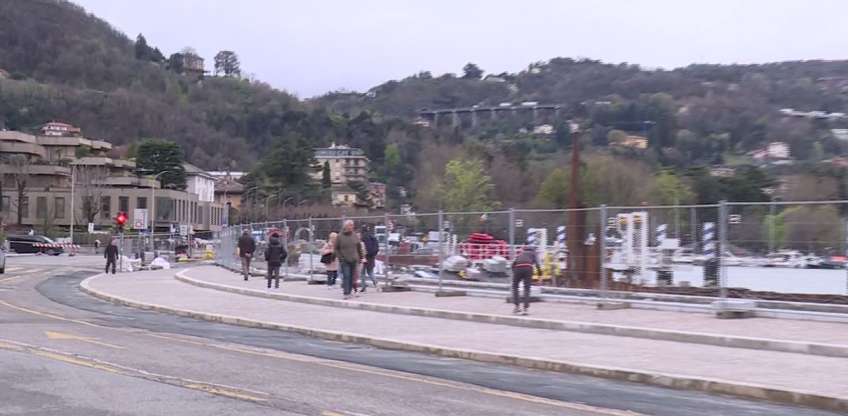 Paratie, passeggiata aperta fino a piazza Cavour. Conclusione dei lavori entro fine giugno