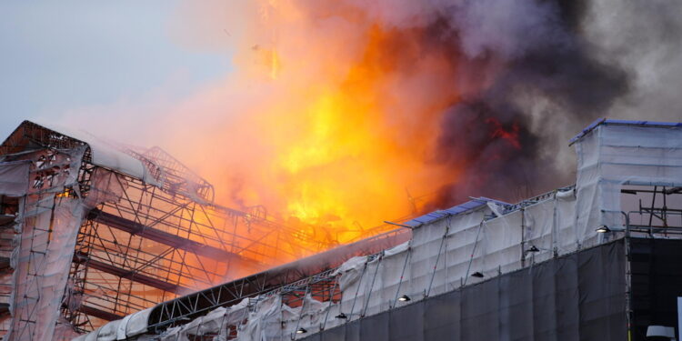 E' stata devastata dall'incendio di martedì