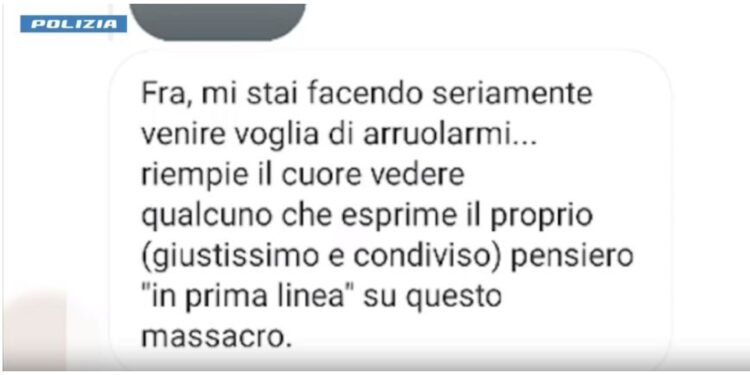 Messaggi e contatti con il 29enne di origine egiziana arrestato