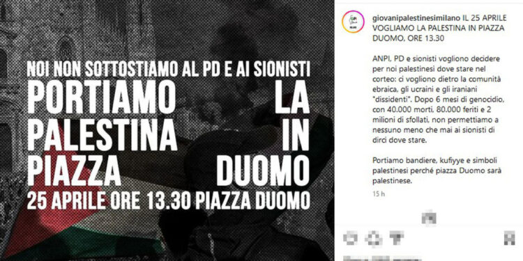 Presenti a Milano anche attivisti di Usb e dei centri sociali