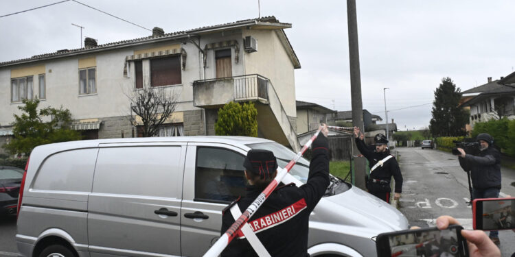 Il delitto stamane a Villafranca Padovana