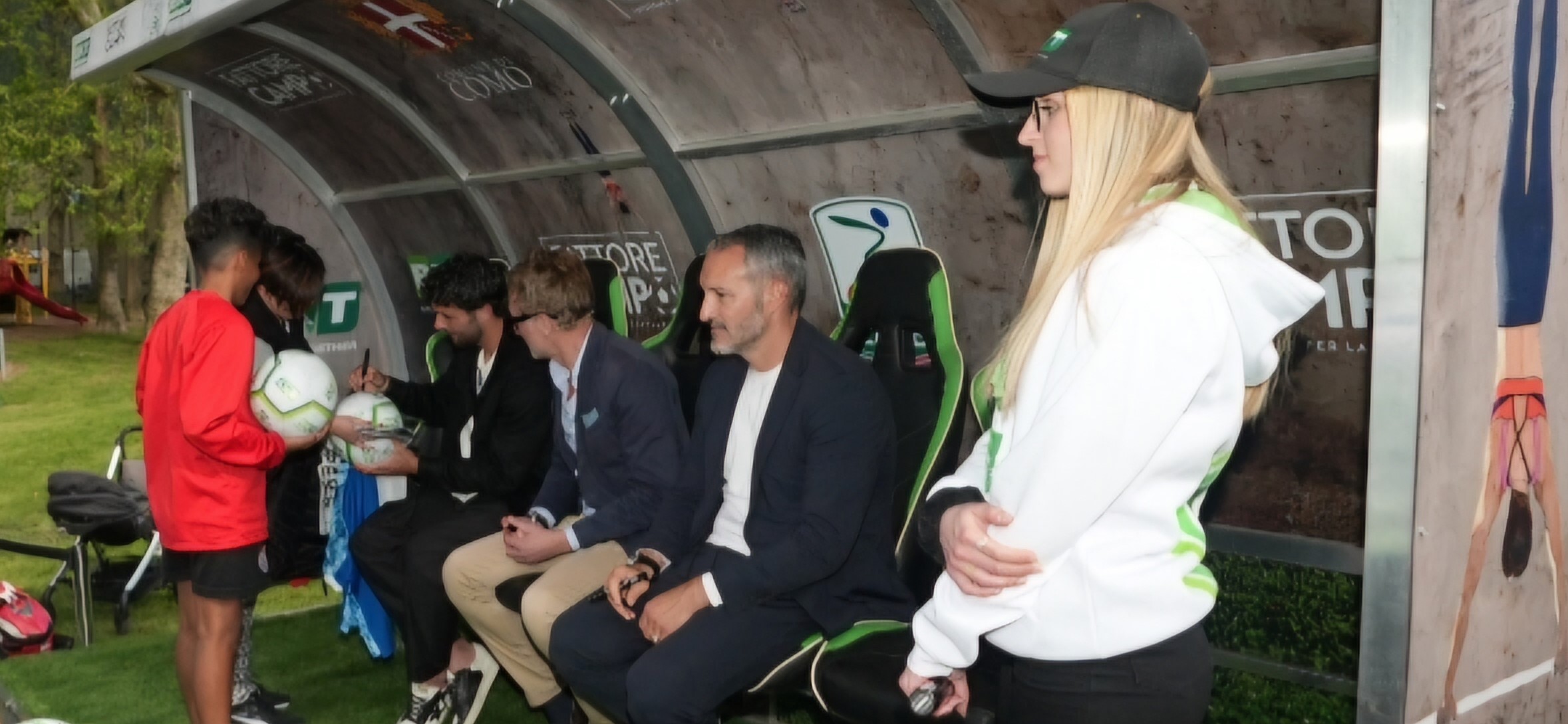 Nuova area sportiva in via Traù, inaugurazione ed entusiasmo per gli azzurri