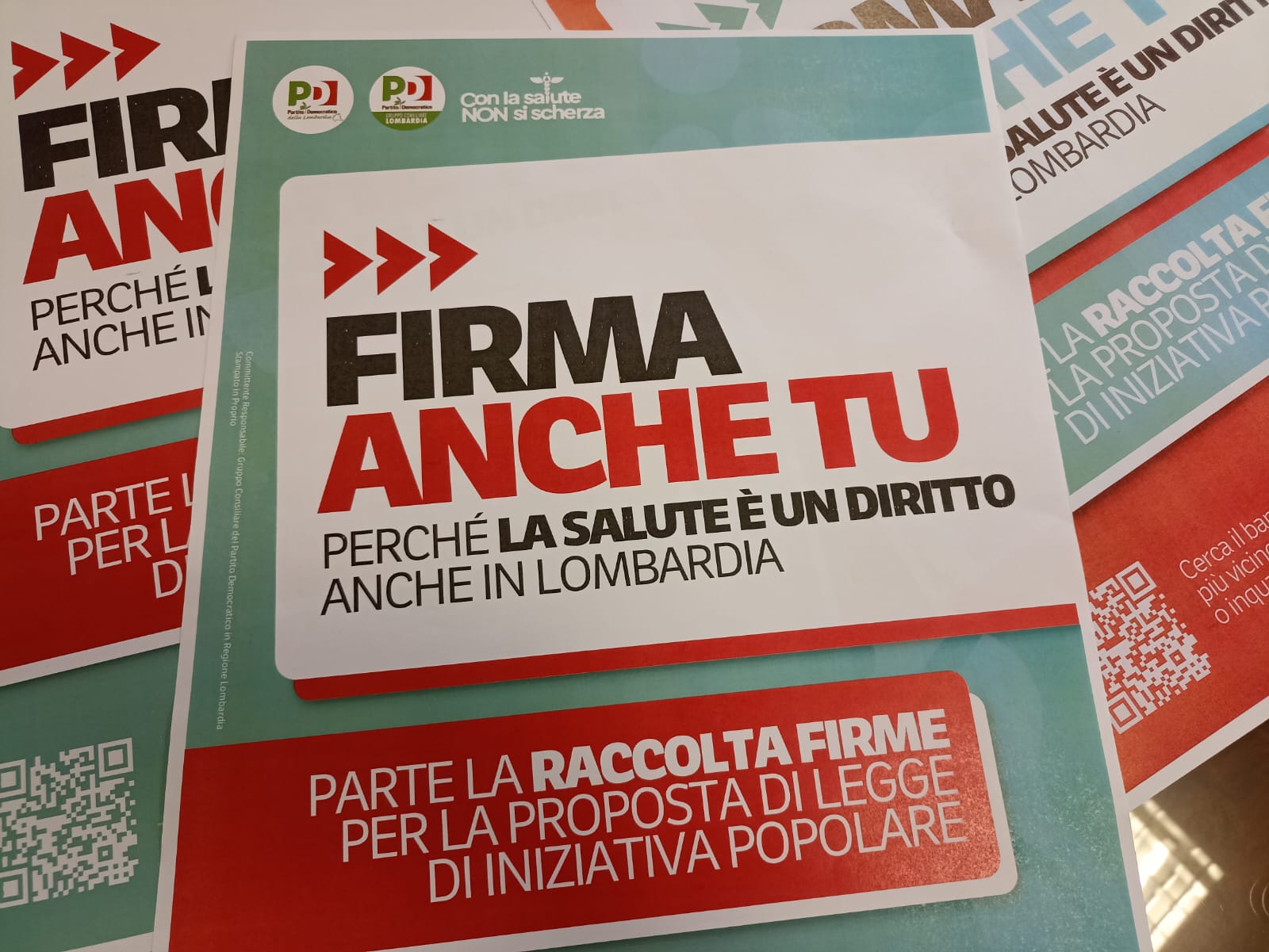 Raccolta firme per una nuova sanità lombarda. L’iniziativa del Pd a Como e provincia