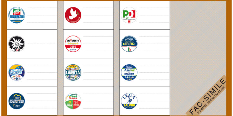 Colori diversi per le 5 circoscrizioni