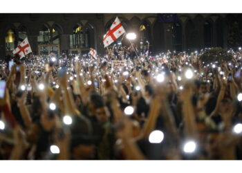 Già arrestato per aver partecipato a un'altra manifestazione