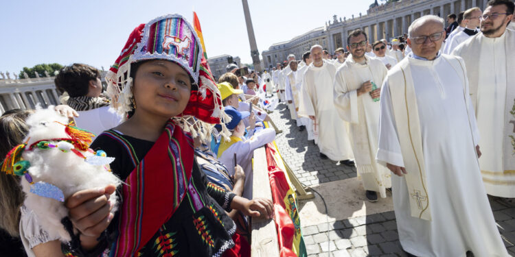 La messa a Piazza San Pietro