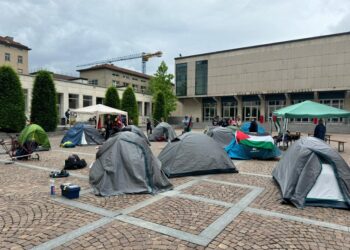 "Contro la complicità di ateneo e governo con il genocidio"