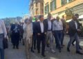 Leader M5s segue la protesta