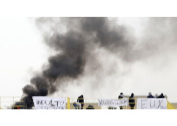La sommossa nel 2020 durante i primi giorni della pandemia