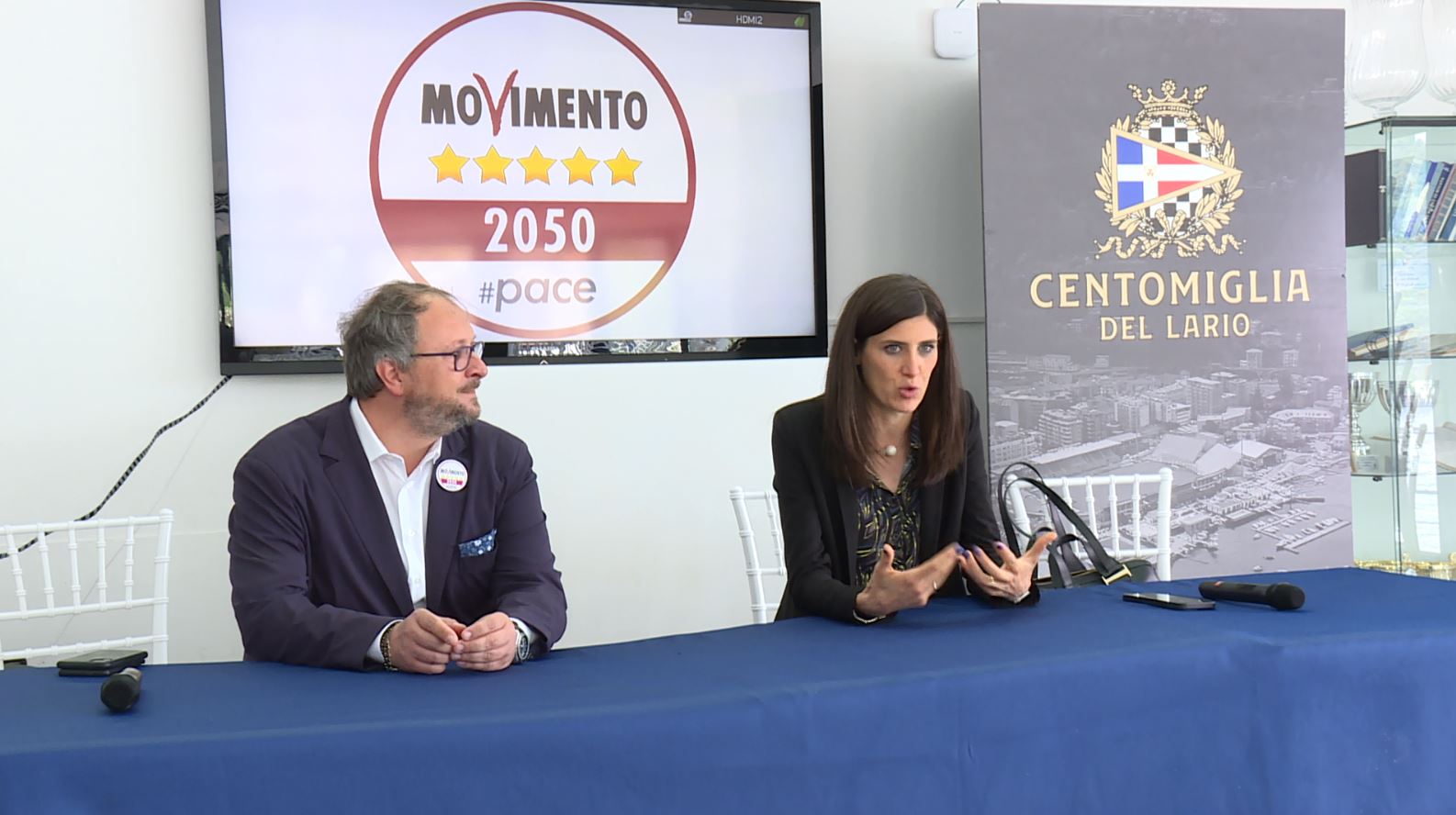 Europee, il M5S candida il comasco Fabio Aleotti. Chiara Appendino in città: “Troppi tagli, con Meloni si è tornati al governo Monti”