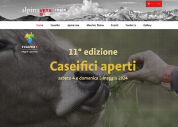 L'home page del sito ufficiale dell'evento