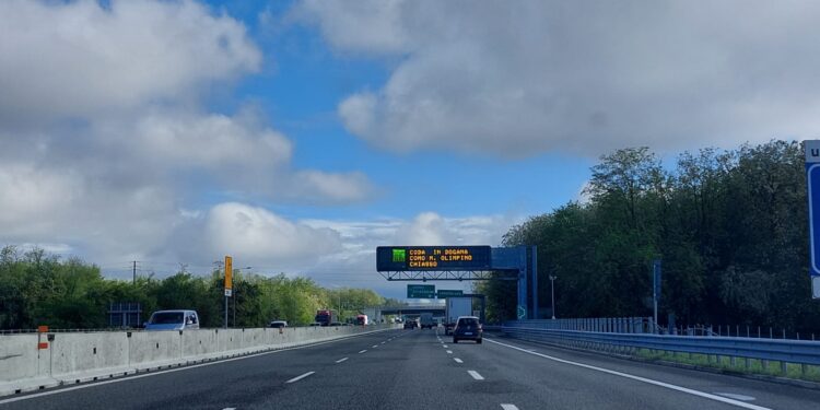 Fine dell’incubo traffico sull’autostrada A9 Lainate Como Chiasso