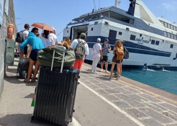Sull'isola non c'è il pienone