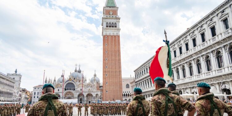 Cerimonia con il Capo di stato maggiore dell'esercito