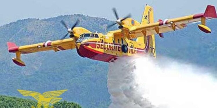 In azione elicotteri e Canadair