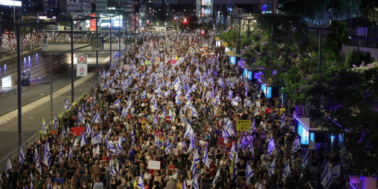 Manifestazioni a Tel Aviv