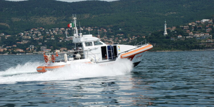Intervento della guardia costiera