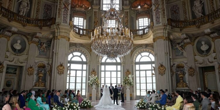 Nella residenza sabauda di Stupinigi