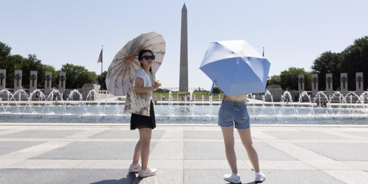 A Washington negozi chiusi e temperature sopra i 35 gradi
