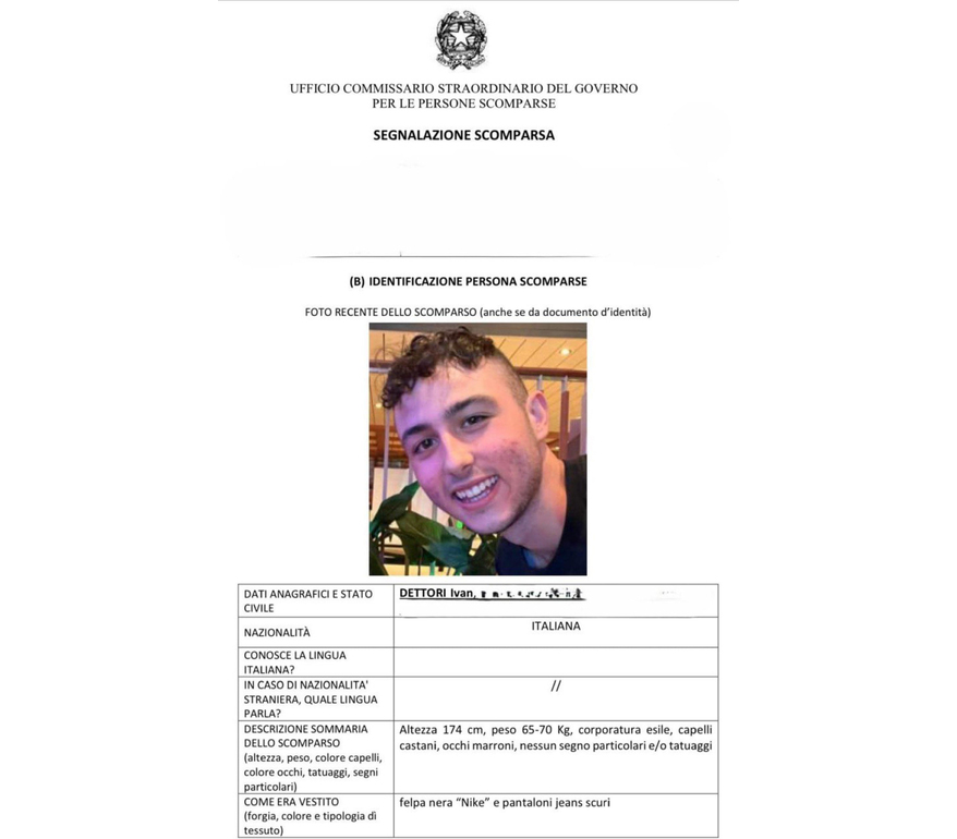 Scomparso dal 3 giugno ad Arzachena, apprensione per un 19enne