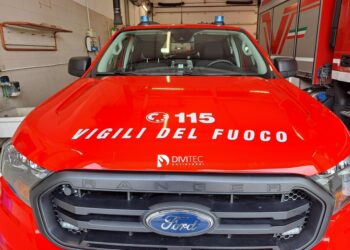 Vigili del fuoco e soccorritori sul posto