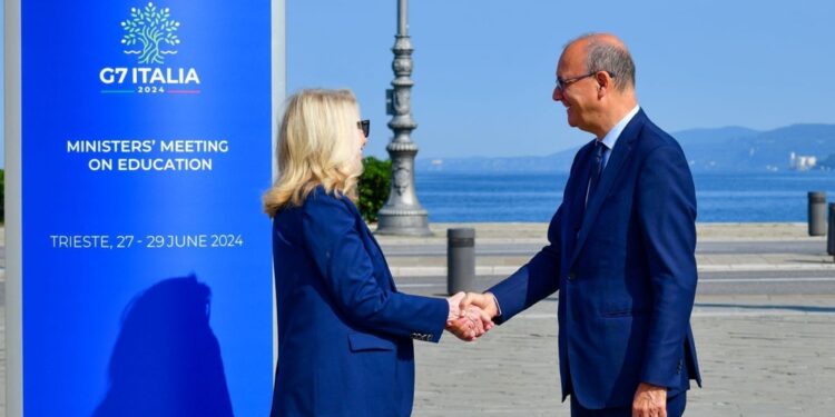La direttrice generale Russell al G7 Istruzione a Trieste