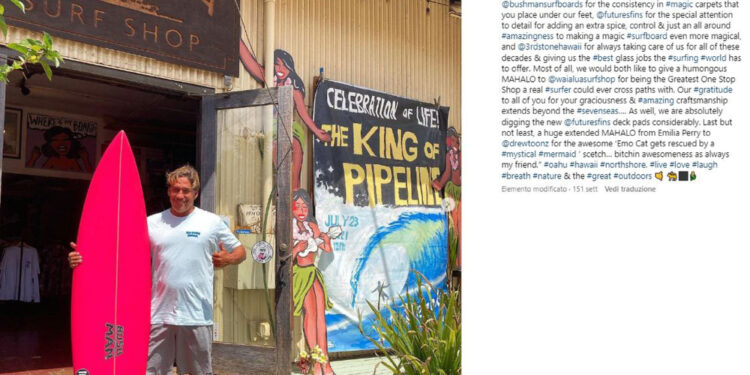 La tragedia mentre faceva surf alle Hawaii
