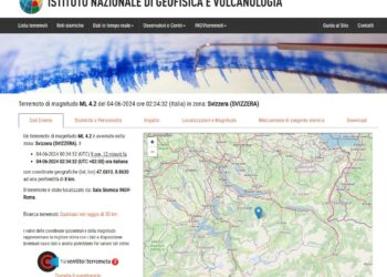Terremoto in Svizzera