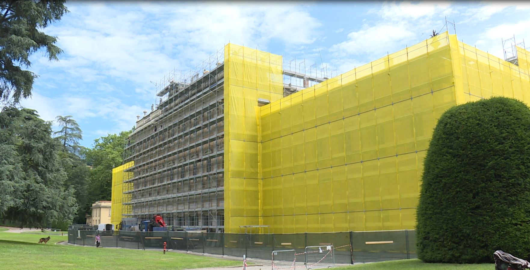 Fontana e Tempietto di Villa Olmo, modifiche al restauro, stanziati 25mila euro in più