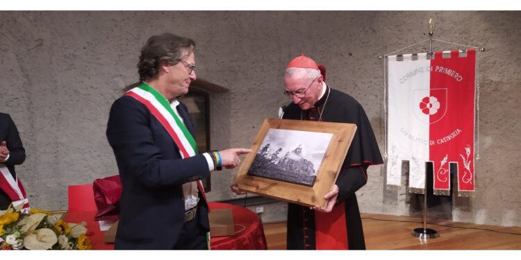 Ieri sera la cerimonia con sindaco e vescovo Trento