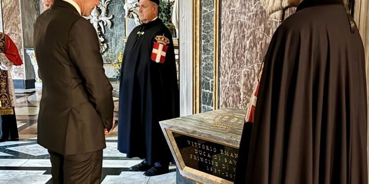 Il principe Emanuele Filiberto ringrazia le istituzioni