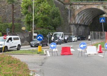 Cantiere in via Borgovico