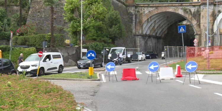 Cantiere in via Borgovico