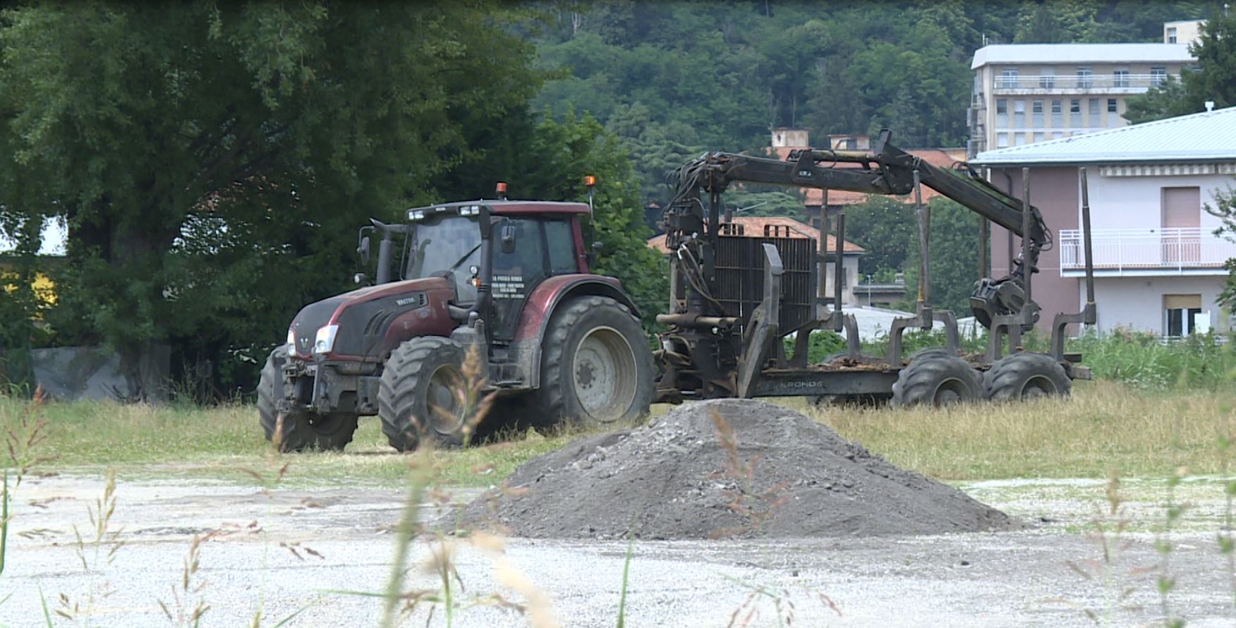 L’area di Muggiò diventa deposito di materiali. A fine luglio è atteso il progetto di riqualificazione