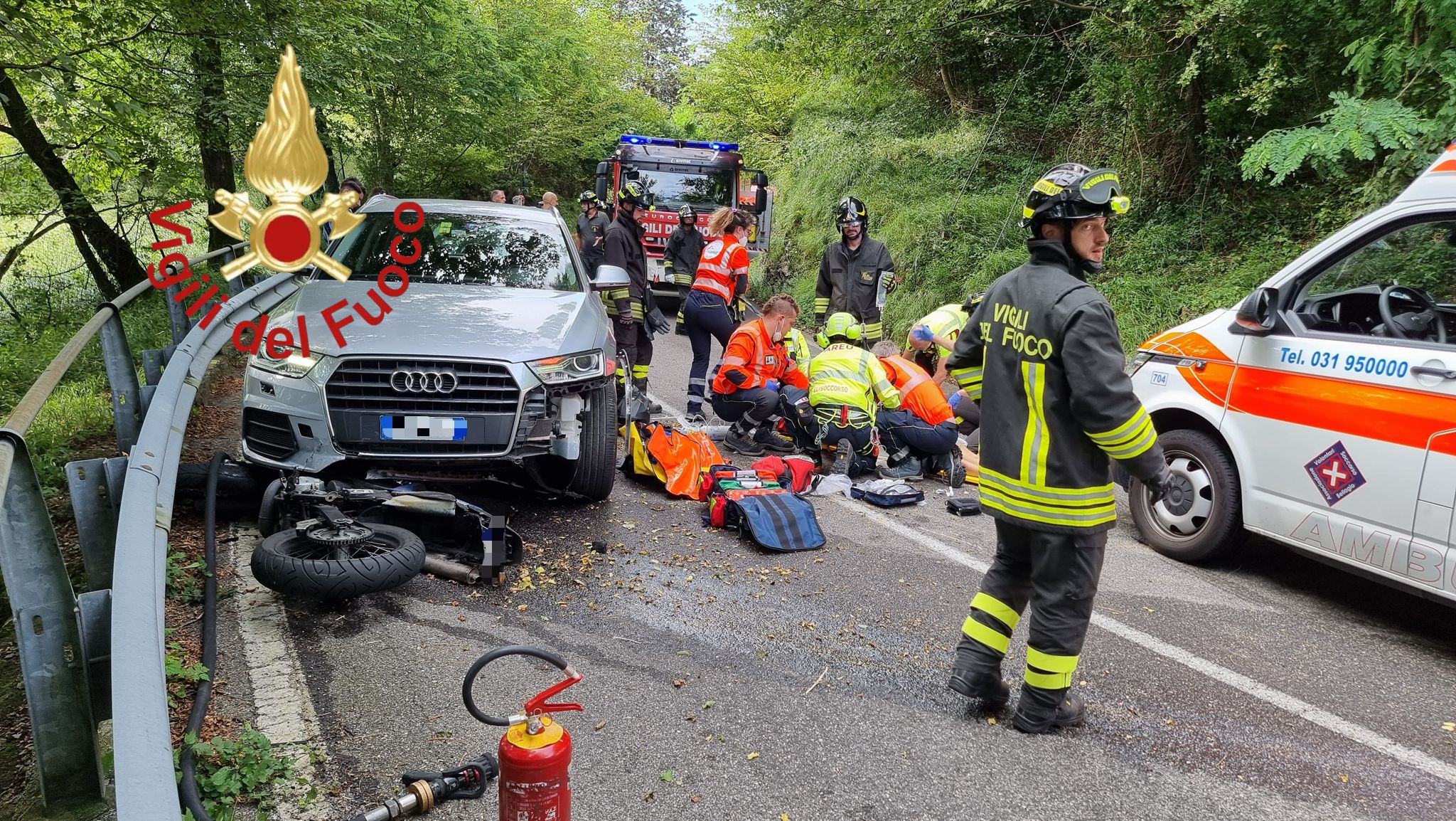 Incidente a Valbrona, è morto il motociclista 18enne