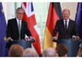 Il premier britannico in visita a Berlino