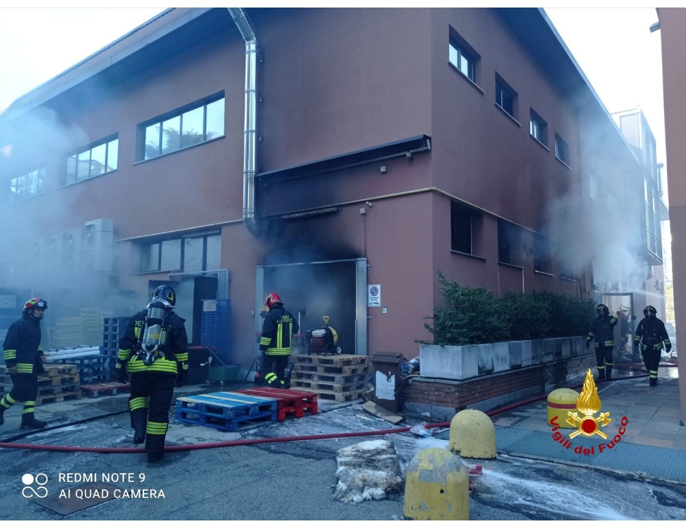 Circoscritto dai Vigili del fuoco