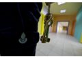 Sul posto la penitenziaria