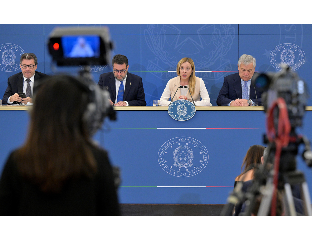Vertice di centrodestra sulla manovra, con i leader e Giorgetti