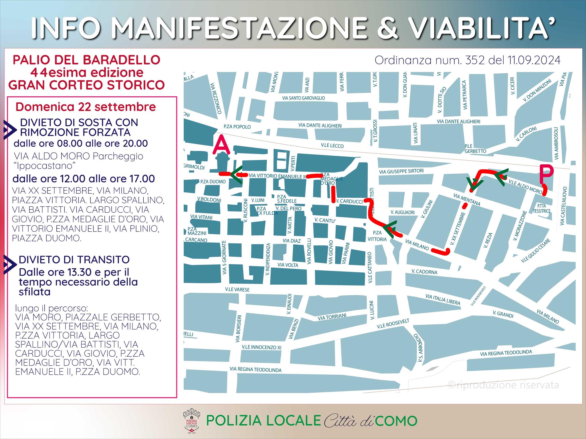 Palio del Baradello, domenica il corteo storico. Attenzione alle limitazioni per viabilità e parcheggi