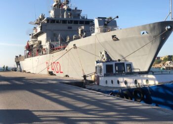 E' approdata nel porto di Shengjmn