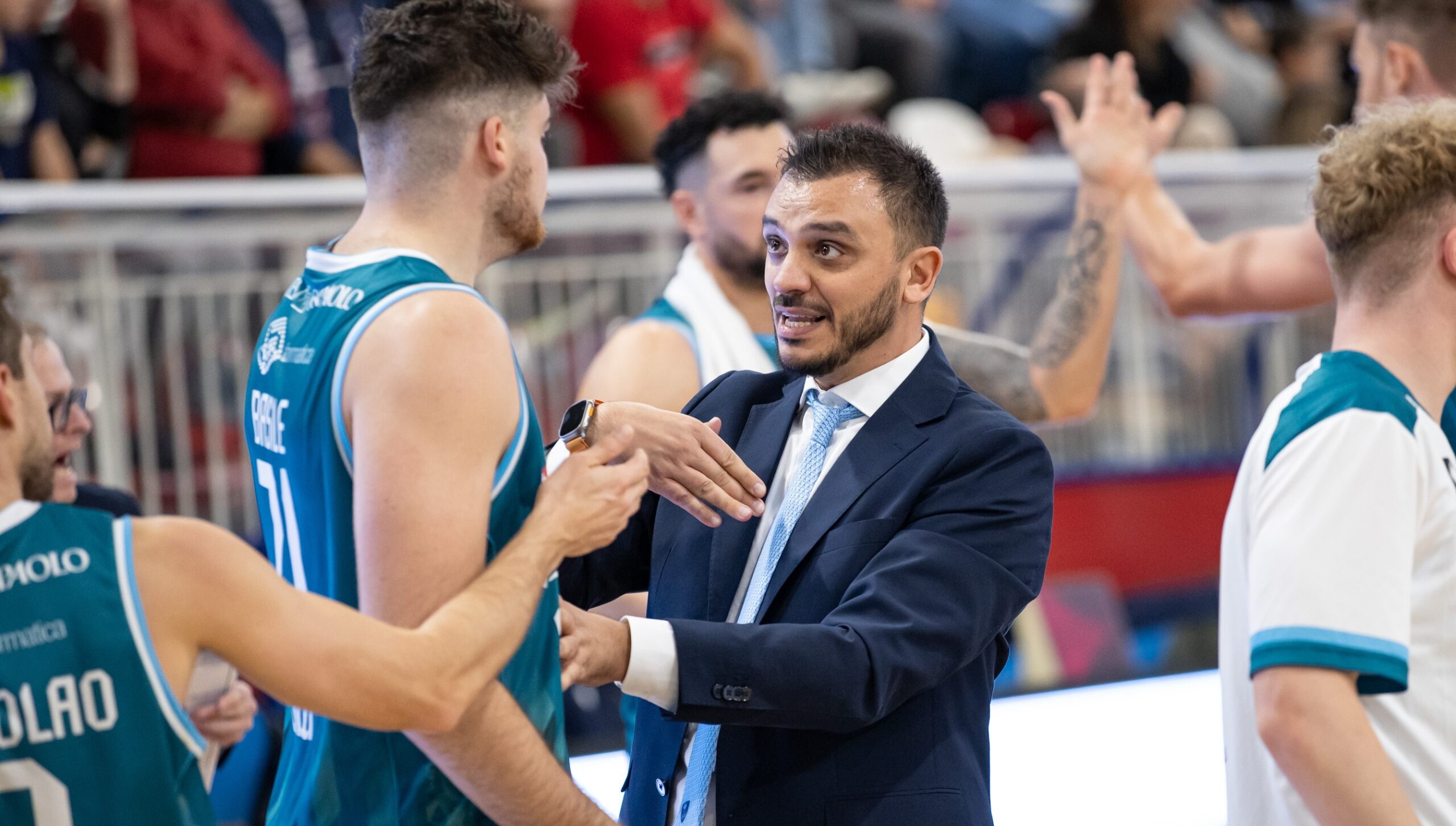 Cantù, coach Brienza dopo il successo a Rieti: “Importante muovere la classifica”