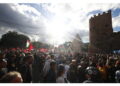 Il corteo è diretto a Piazzale Ostiense