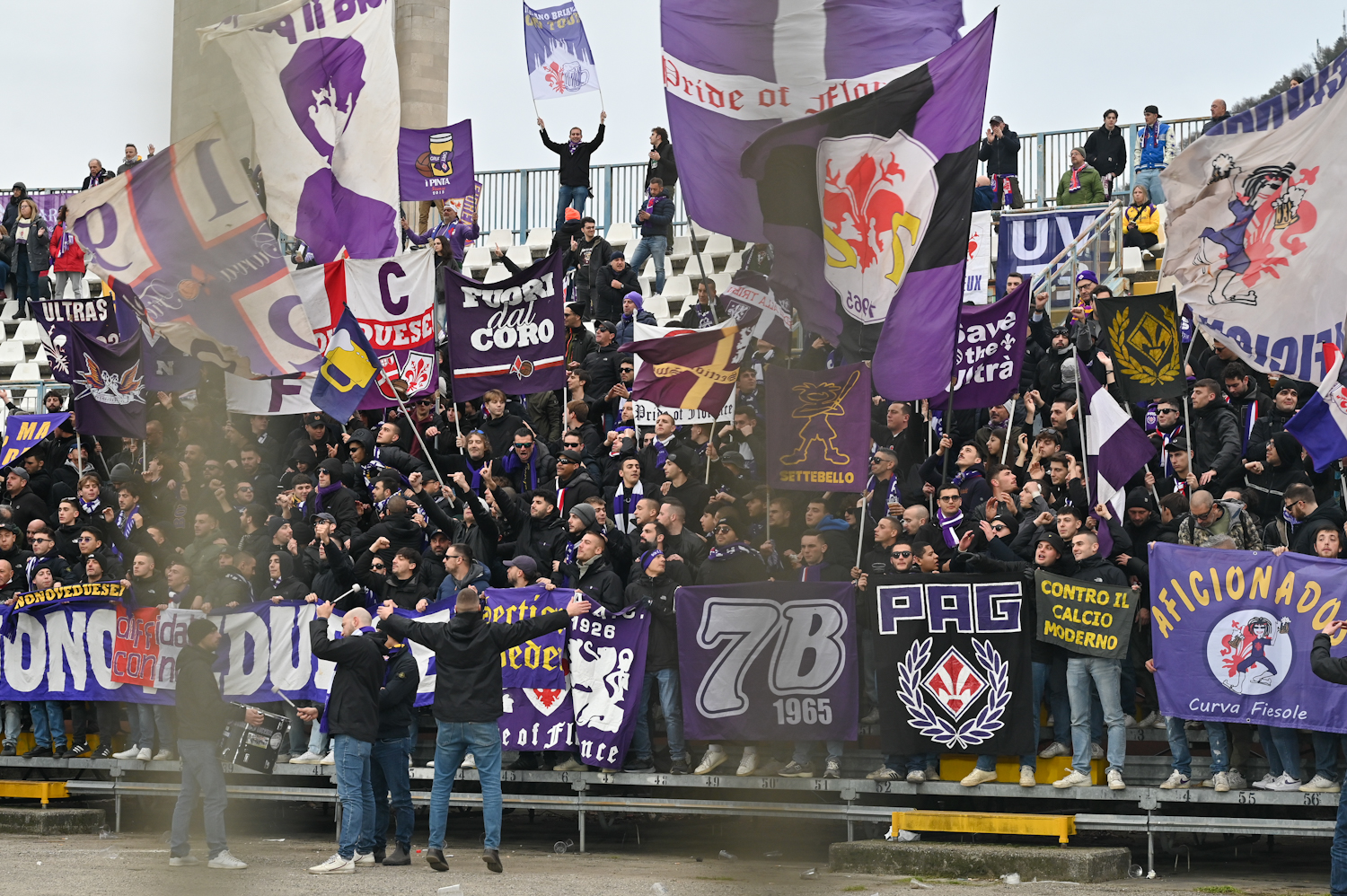 Sinigaglia, tifosi ospiti nella parte di curva inagibile