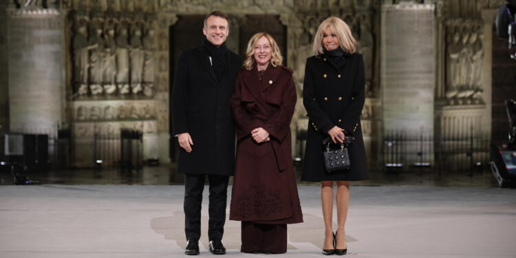A margine della cena di gala di Macron