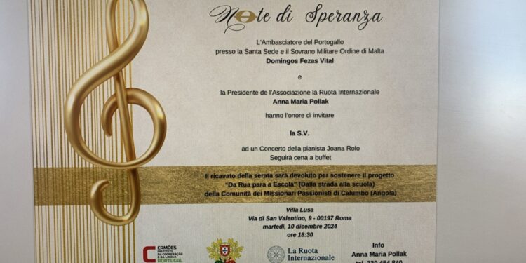 Iniziativa per il progetto 'Da Rua para a Escola'