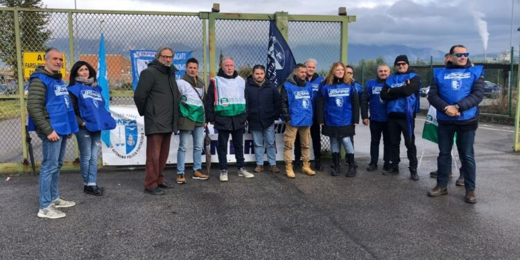 Protesta e presidio di Fns Cisl