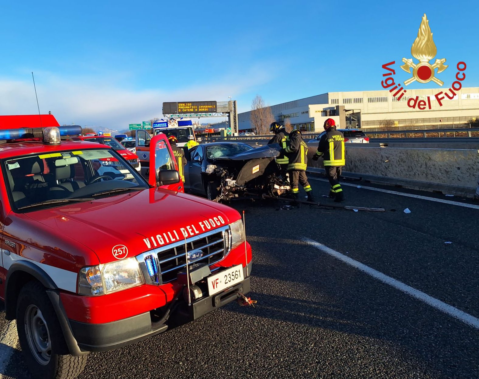 Maxi tamponamento sull’autostrada A9. Traffico bloccato tra innesto A36 e Turate, lunghe code. Un ferito